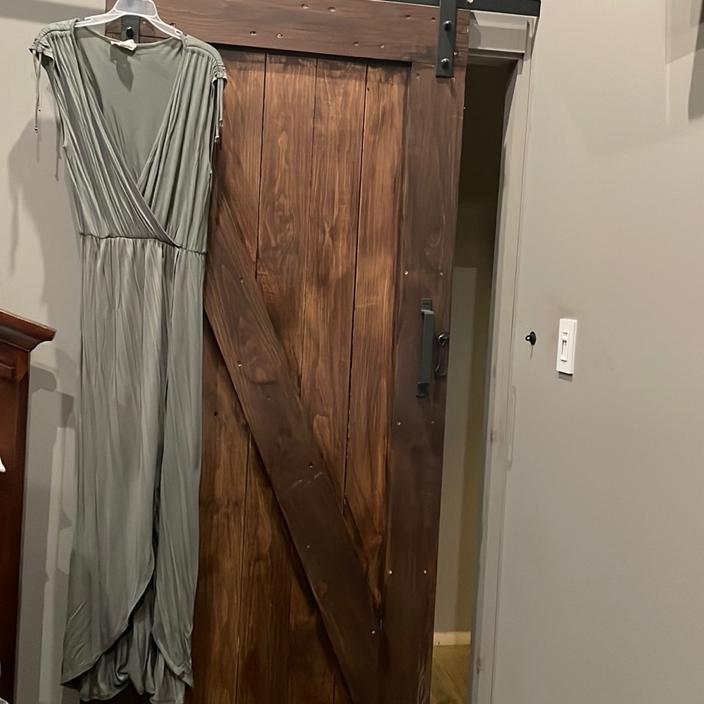 Women’s green long dress